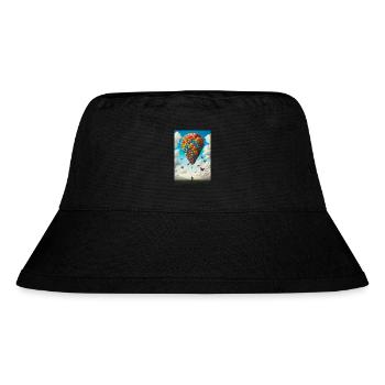 Ballooning - Stanley/Stella Recycled Bucket Hat - black - Front