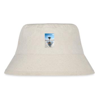 Leben - Stanley/Stella recycelter Bucket Hat - Naturweiß - Vorne
