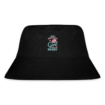 Rugby Player Girls - Stanley/Stella Recycled Bucket Hat - black - Front