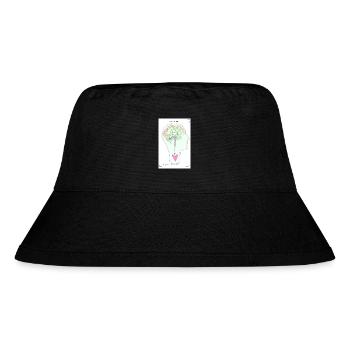 Liebevoll Verknüpft - Stanley/Stella recycelter Bucket Hat - Schwarz - Vorne