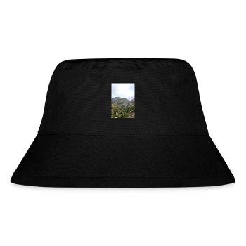 Mountain Mountains Mountain Landscape Poster - Stanley/Stella Recycled Bucket Hat - black - Front