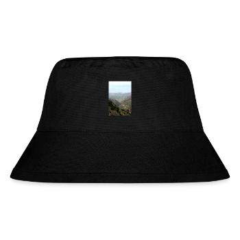 Mountain Mountains Mountain Landscape Poster - Stanley/Stella Recycled Bucket Hat - black - Front