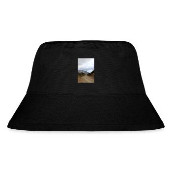 Mountain Mountains Mountain Landscape Poster - Stanley/Stella Recycled Bucket Hat - black - Front