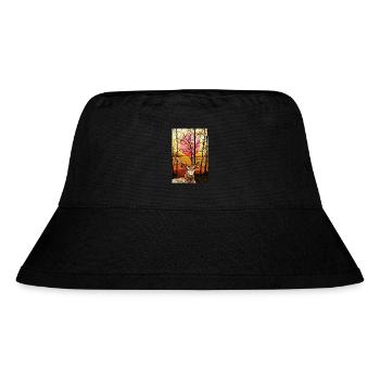 Deer - Stanley/Stella Recycled Bucket Hat - black - Front