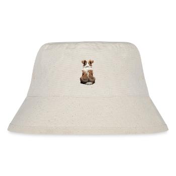 Australischer Schäferhund - Stanley/Stella recycelter Bucket Hat - Naturweiß - Vorne