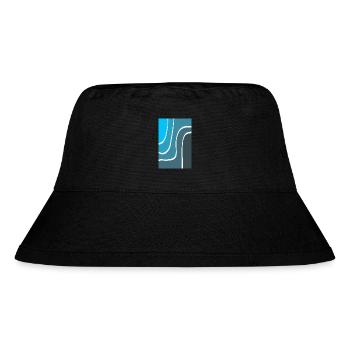 Blue Wave - Stanley/Stella Recycled Bucket Hat - black - Front