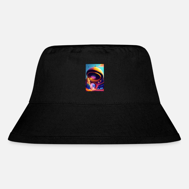 Retro Arcade - Stanley/Stella Recycled Bucket Hat - black