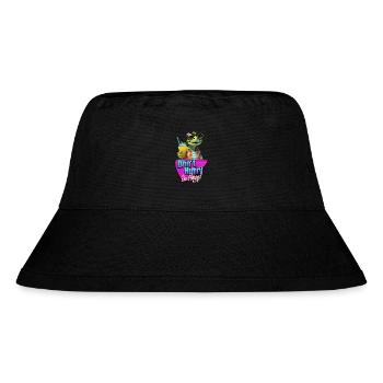 Don't Hurry Be Happy niedliche kleine Schildkröte - Stanley/Stella recycelter Bucket Hat - Schwarz - Vorne
