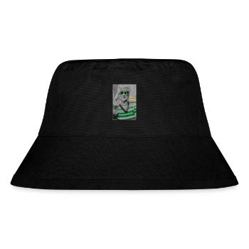 Scheiß Krieg! - Stanley/Stella recycelter Bucket Hat - Schwarz - Vorne