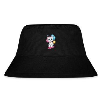 I am four years old ! - Stanley/Stella Recycled Bucket Hat - black - Front
