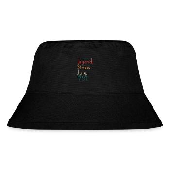 Legende seit Juli 1984 - Stanley/Stella recycelter Bucket Hat - Schwarz - Vorne