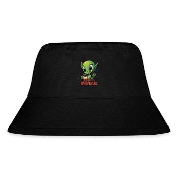 Coffee is Universal - Stanley/Stella Recycled Bucket Hat - black - Front