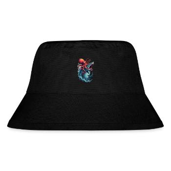Sea Battle - Stanley/Stella Recycled Bucket Hat - black - Front