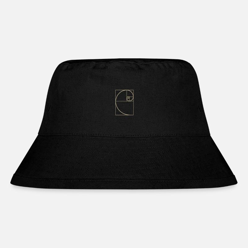 Nombre d’or – Esthétique mathématique à porter - Bob recyclé Stanley/Stella - noir