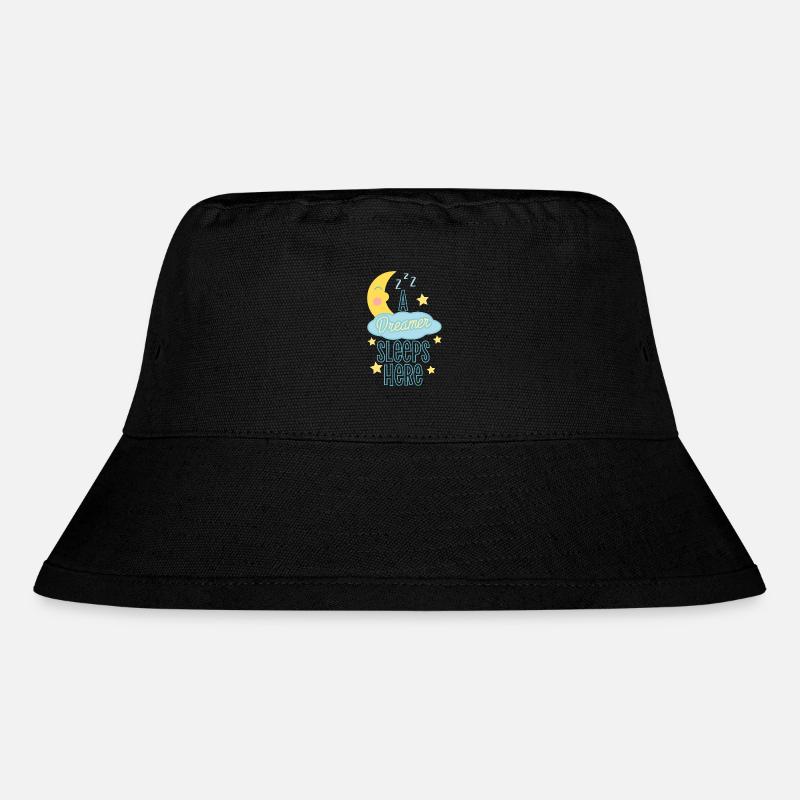 Design Astronaute Rêveur Endormi - Bob recyclé Stanley/Stella - noir