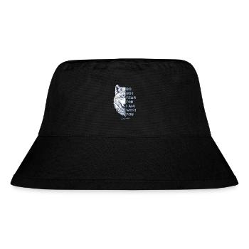 Religious Quote Bible Verse - Stanley/Stella Recycled Bucket Hat - black - Front