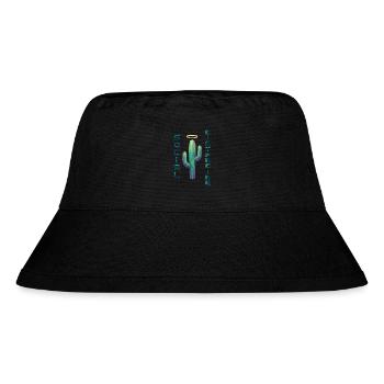 Social Distancing Cactus - Stanley/Stella Recycled Bucket Hat - black - Front