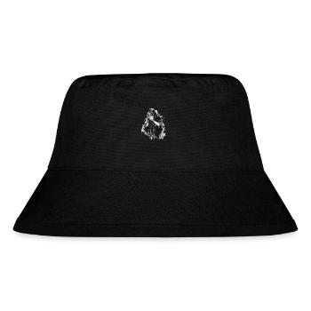 Praying Hands Rosary Black and White - Stanley/Stella Recycled Bucket Hat - black - Front