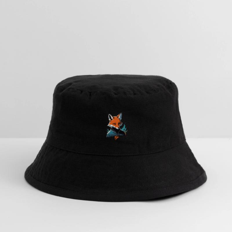 Fox Cartoon Cool Bunt mit Pullover Agent Stanley/Stella recycelter Bucket Hat