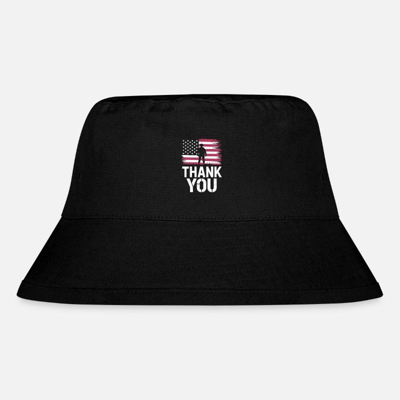 Veteran Militär Soldat - Stanley/Stella recycelter Bucket Hat - Schwarz