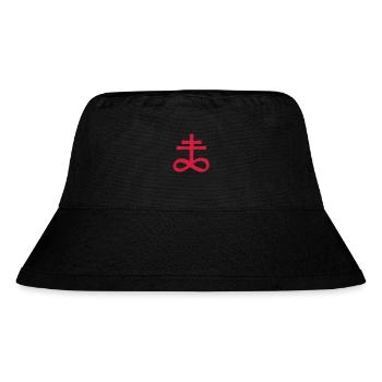 Satan__V001 - Stanley/Stella recycelter Bucket Hat - Schwarz - Vorne