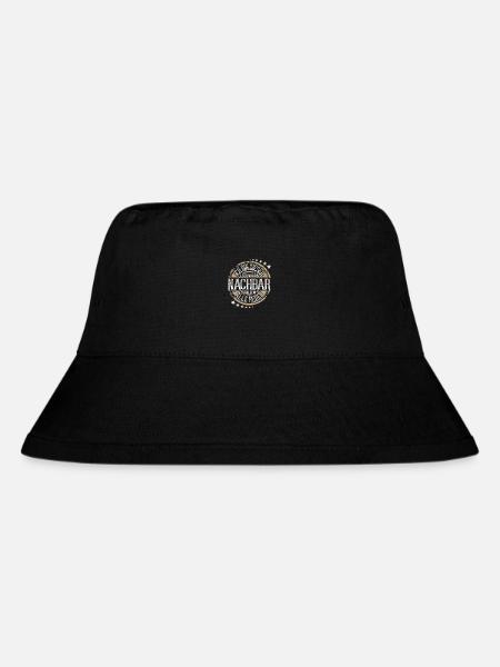 Nachbar - Stanley/Stella recycelter Bucket Hat - Schwarz