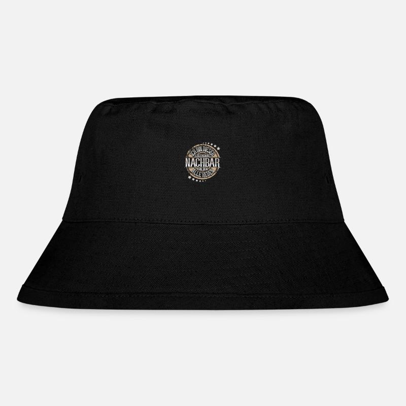 Nachbar - Stanley/Stella recycelter Bucket Hat - Schwarz