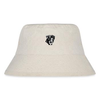Rottweiler Hund - Stanley/Stella recycelter Bucket Hat - Naturweiß - Vorne
