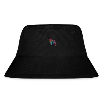 Bunte Hunde - Hunde Gruppe - Stanley/Stella recycelter Bucket Hat - Schwarz - Vorne