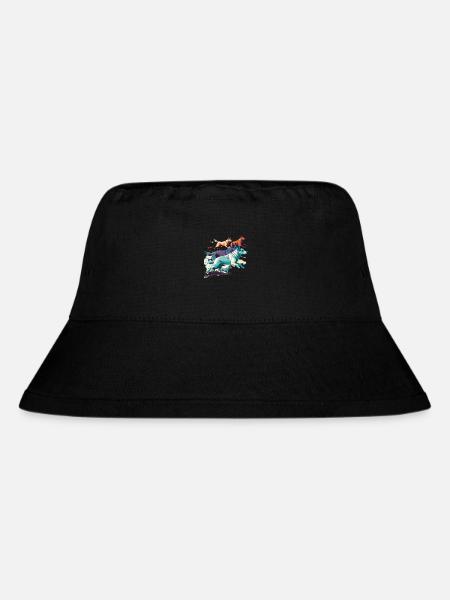 Bunte Hunde - Hunde Gruppe - Stanley/Stella recycelter Bucket Hat - Schwarz