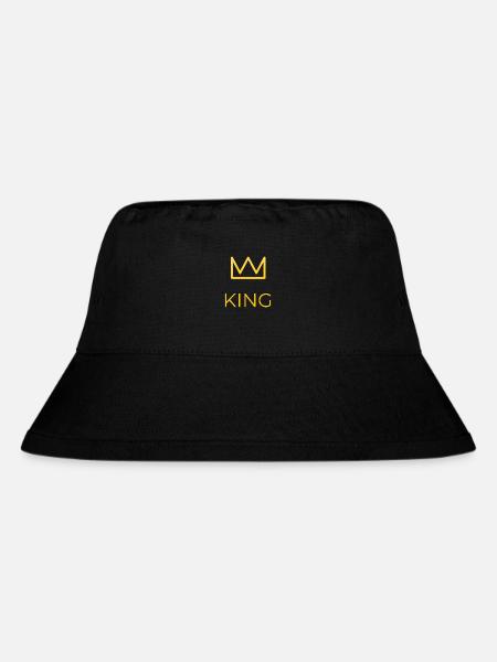 King - Stanley/Stella recycelter Bucket Hat - Schwarz