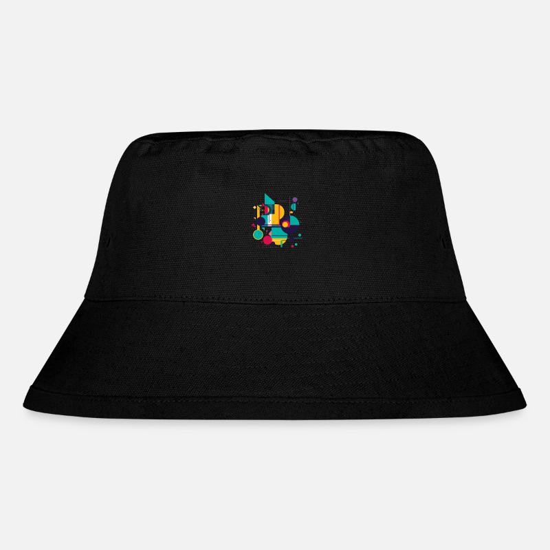 Abstract design - Stanley/Stella Recycled Bucket Hat - black