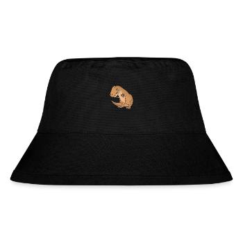 Funny Kawaii Trex, Dinosaur workout - Stanley/Stella Recycled Bucket Hat - black - Front