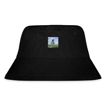 Palme - Stanley/Stella recycelter Bucket Hat - Schwarz - Vorne