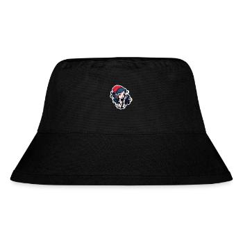 black headed gothic streamer with microphone - Stanley/Stella recycelter Bucket Hat - Schwarz - Vorne