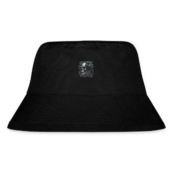Gothic Memento Mori - Stanley/Stella recycelter Bucket Hat - Schwarz - Vorne