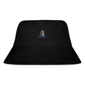 Kroko Prinzessin 03 - Stanley/Stella recycelter Bucket Hat - Schwarz - Vorne