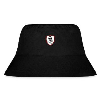 Brille rutscht - Stanley/Stella recycelter Bucket Hat - Schwarz - Vorne