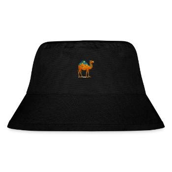 camel desert - Stanley/Stella Recycled Bucket Hat - black - Front
