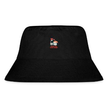 Sushi and soy sauce - Stanley/Stella Recycled Bucket Hat - black - Front