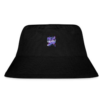 Never stop - Stanley/Stella Recycled Bucket Hat - black - Front