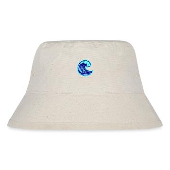Wave Ocean - Stanley/Stella Recycled Bucket Hat - natural - Front