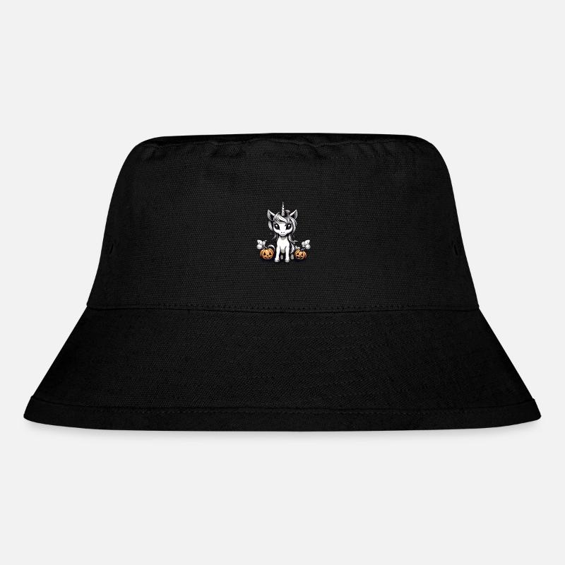 Halloween Einhorn Design - Stanley/Stella recycelter Bucket Hat - Schwarz