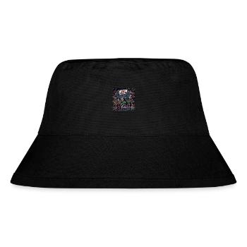 Christmas Zombie Gnome Imp Factory - Stanley/Stella Recycled Bucket Hat - black - Front