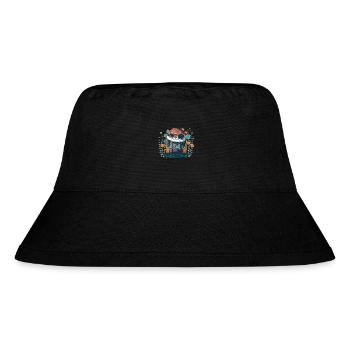 Fleurs de loutre bébé – Loutre - Stanley/Stella Recycled Bucket Hat - black - Front