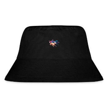 Bunte Hunde - Hunde Gruppe - Stanley/Stella recycelter Bucket Hat - Schwarz - Vorne