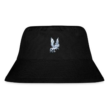 Pegasus Floating - Stanley/Stella Recycled Bucket Hat - black - Front