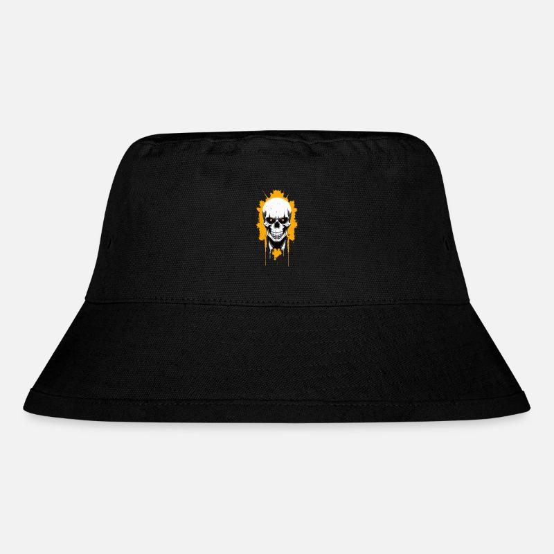Skull - Stanley/Stella Recycled Bucket Hat - black