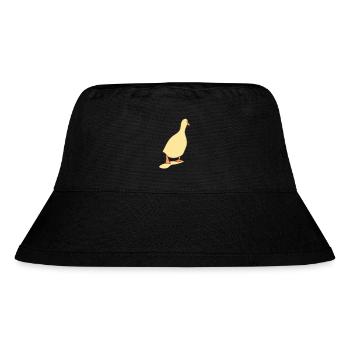Entenvogel 3 - Stanley/Stella recycelter Bucket Hat - Schwarz - Vorne