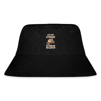 Bilch - Stanley/Stella recycelter Bucket Hat - Schwarz - Vorne